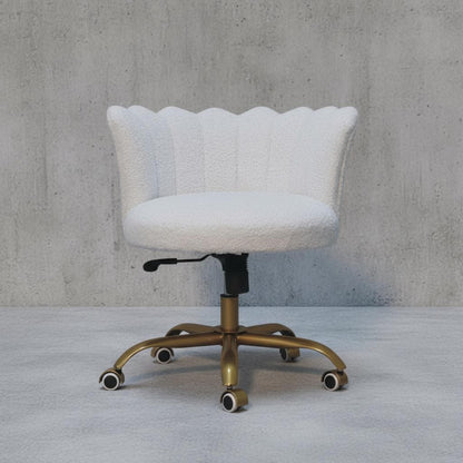 Upholstered Swivel Chair for Indoor Use