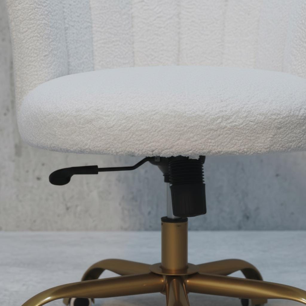 Upholstered Swivel Chair for Indoor Use