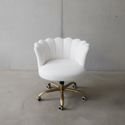 Upholstered Swivel Chair for Indoor Use
