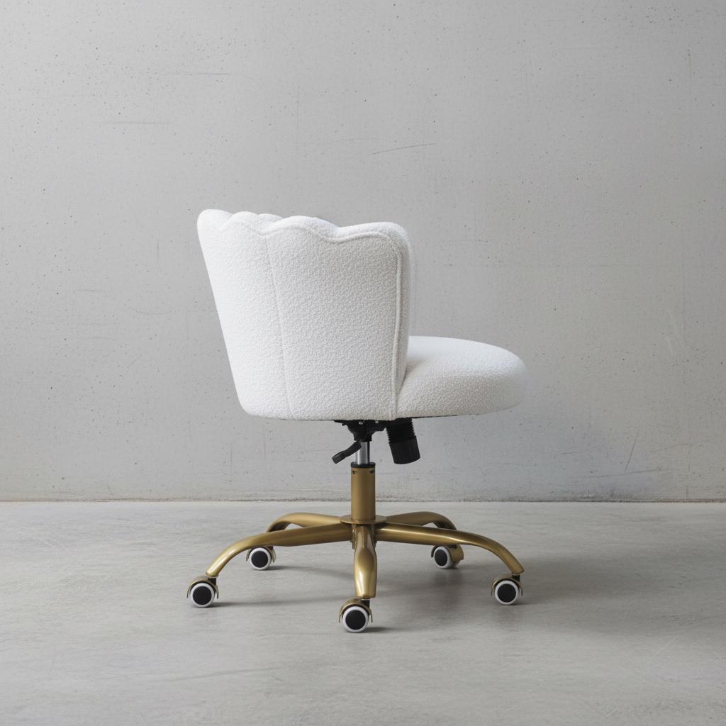 Upholstered Swivel Chair for Indoor Use