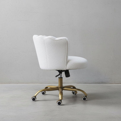 Upholstered Swivel Chair for Indoor Use
