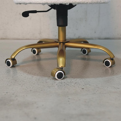 Upholstered Swivel Chair for Indoor Use