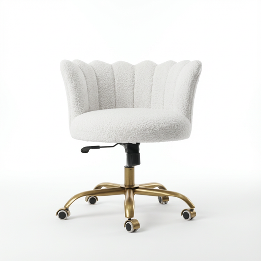 Upholstered Swivel Chair for Indoor Use